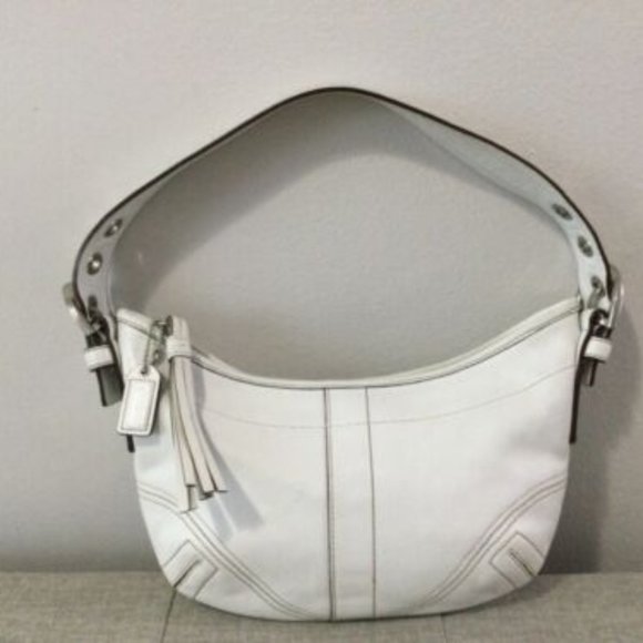Coach | Bags | Coach Mini Hobo In Ivory White K5s8a0 Purse Handbag
